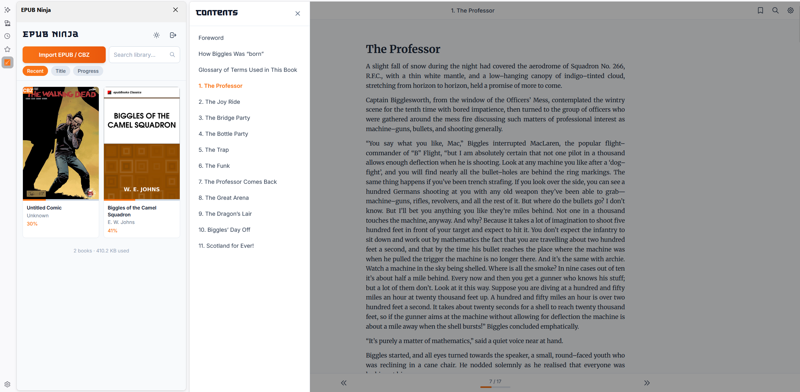 EPUB Ninja Reader